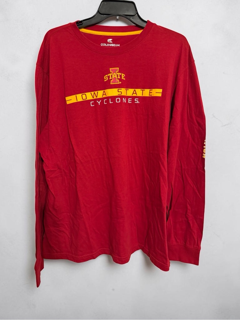 Colosseum Iowa State Cyclones Long Sleeve Tee - Maroon/Gold